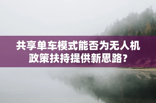 共享单车模式能否为无人机政策扶持提供新思路？