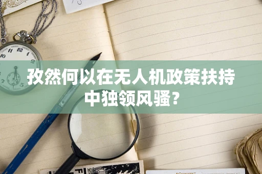 孜然何以在无人机政策扶持中独领风骚？