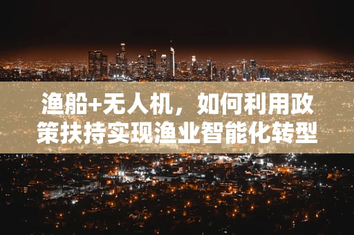 渔船+无人机，如何利用政策扶持实现渔业智能化转型？