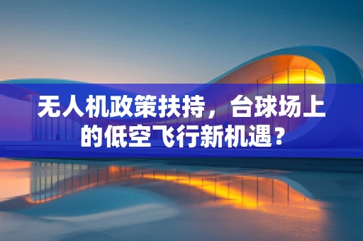 无人机政策扶持，台球场上的低空飞行新机遇？