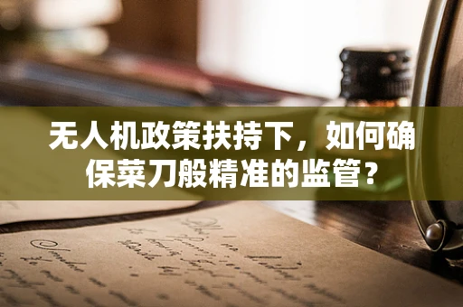 无人机政策扶持下，如何确保菜刀般精准的监管？