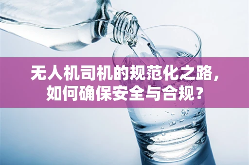 无人机司机的规范化之路，如何确保安全与合规？