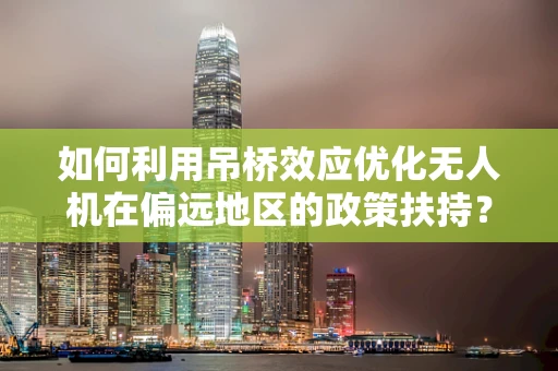 如何利用吊桥效应优化无人机在偏远地区的政策扶持？