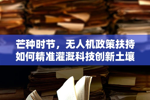 芒种时节，无人机政策扶持如何精准灌溉科技创新土壤？