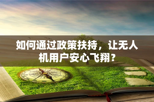 如何通过政策扶持，让无人机用户安心飞翔？