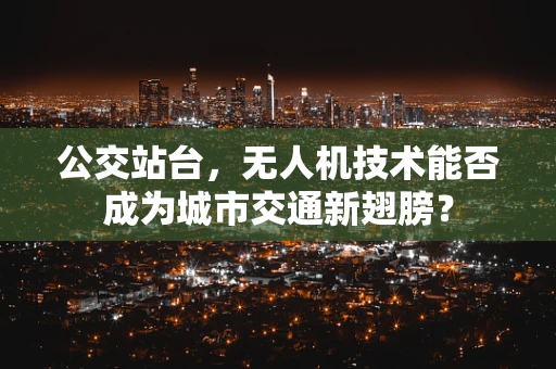 公交站台，无人机技术能否成为城市交通新翅膀？