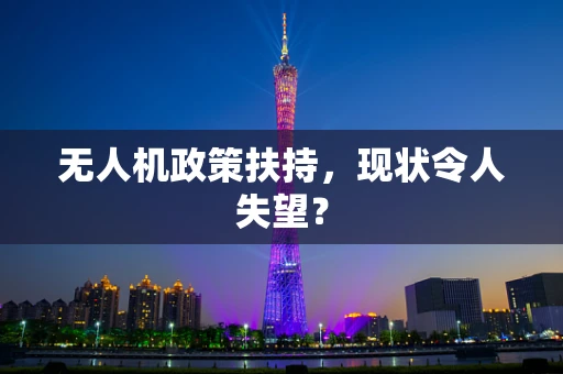 无人机政策扶持，现状令人失望？